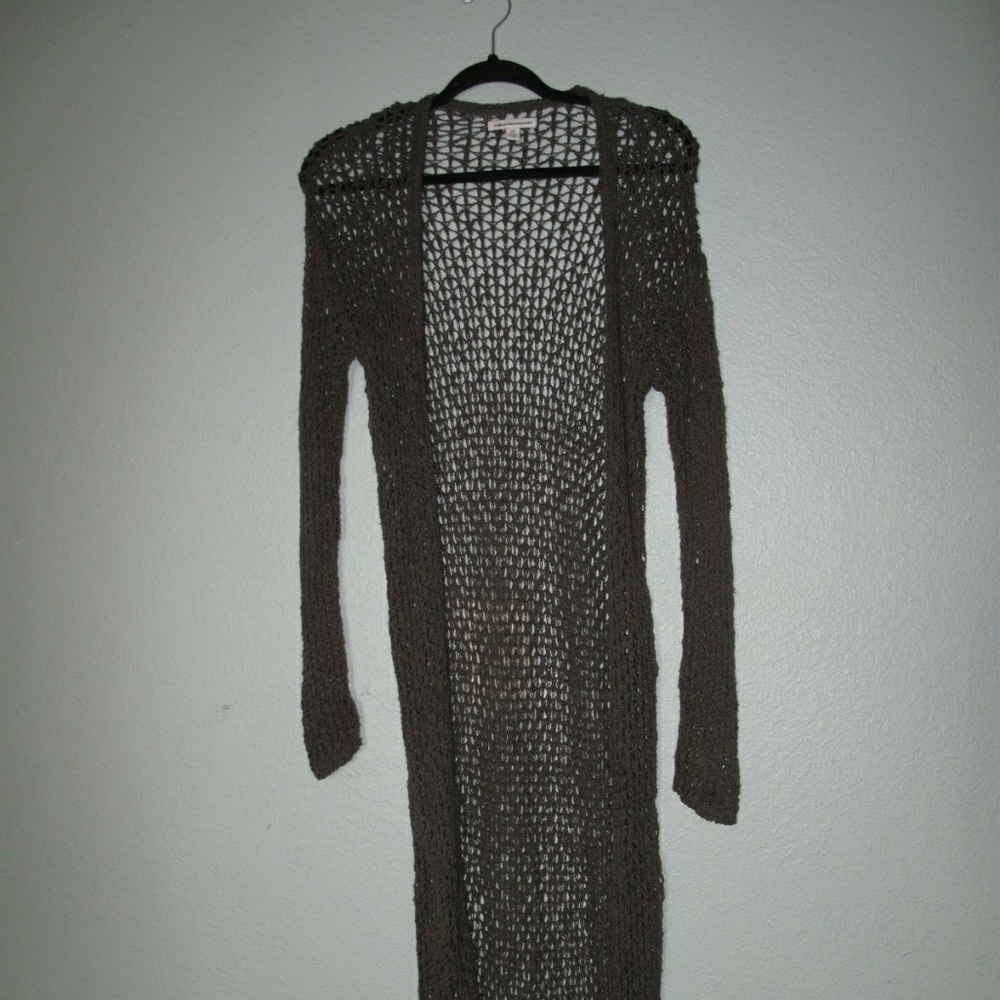 Beautiful Olive crochet sweater!!!